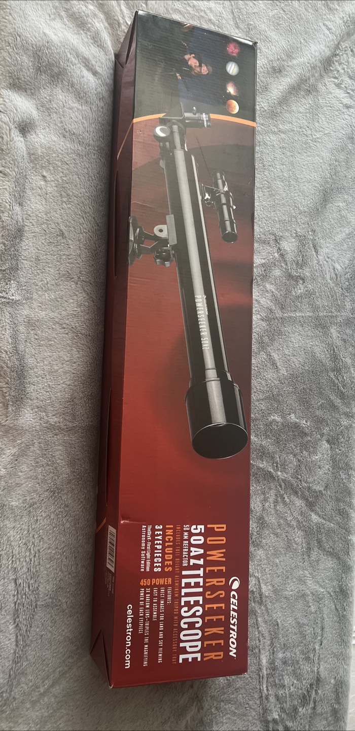 Celestron PowerSeeker 50AZ Telescope - New in Box