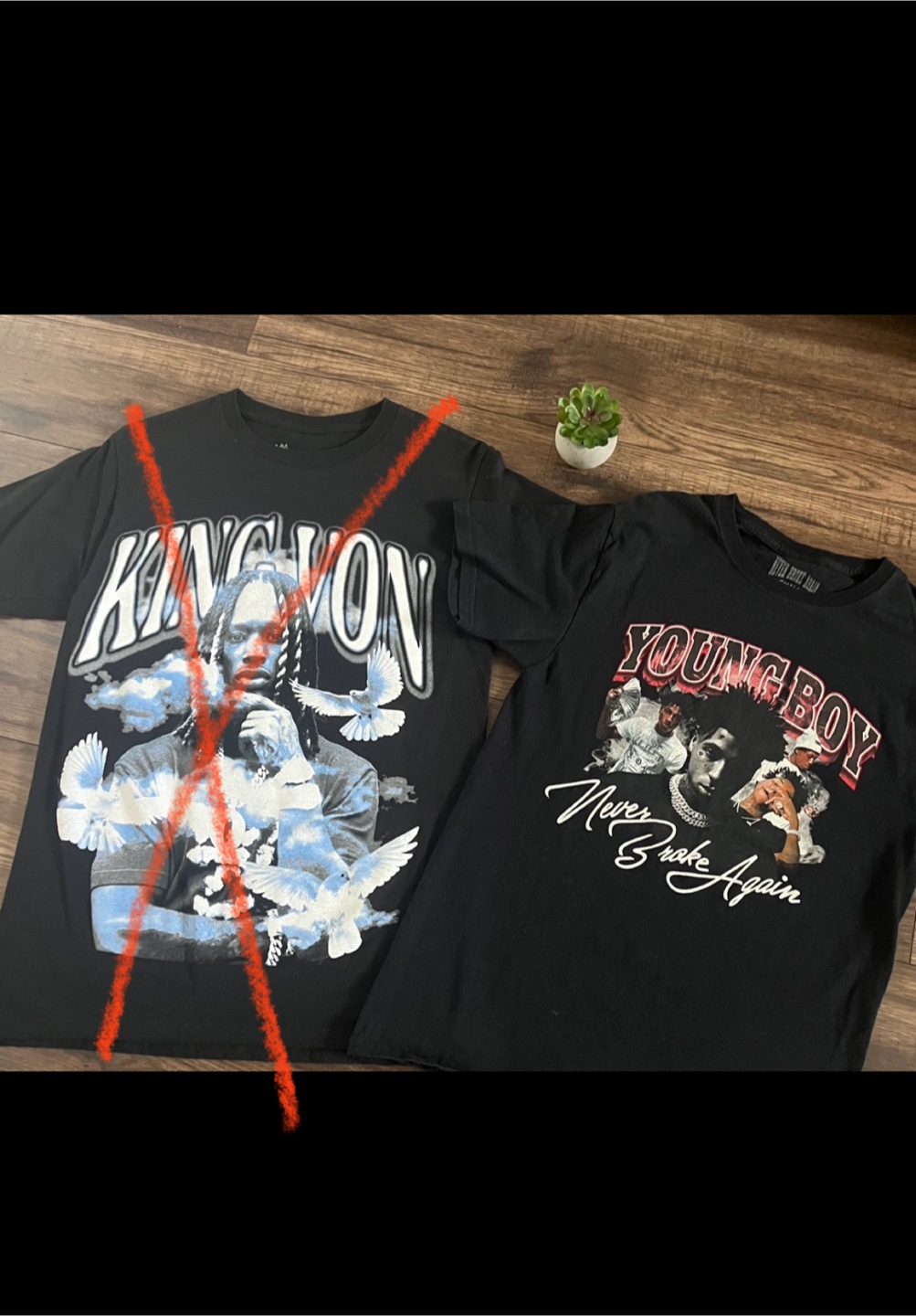 2 Graphic T-Shirts - King Von & YoungBoy (Men’s)