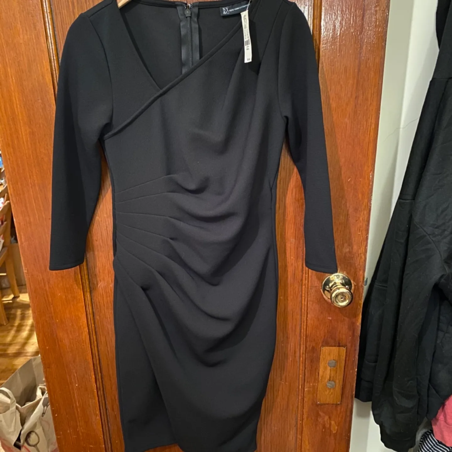 NY&C Black Dress Size Small. NWT thumbnail