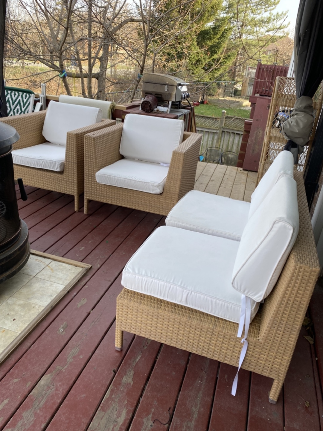 Outdoor Wicker Patio Furniture Set