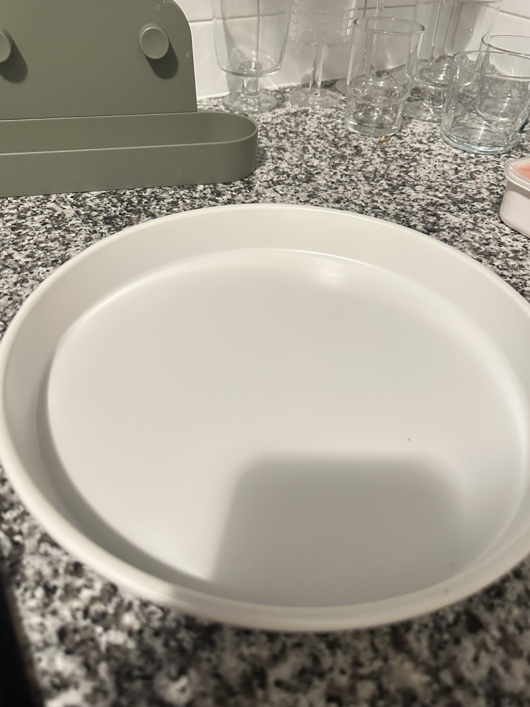 Ikea  White spin Serving Tray