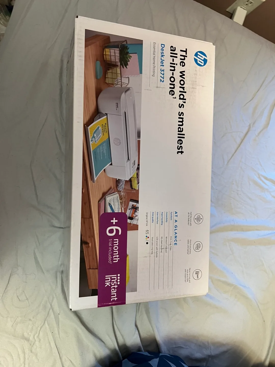 HP DeskJet 3772 All-in-One Printer - Brand New in Box image indicator(2)