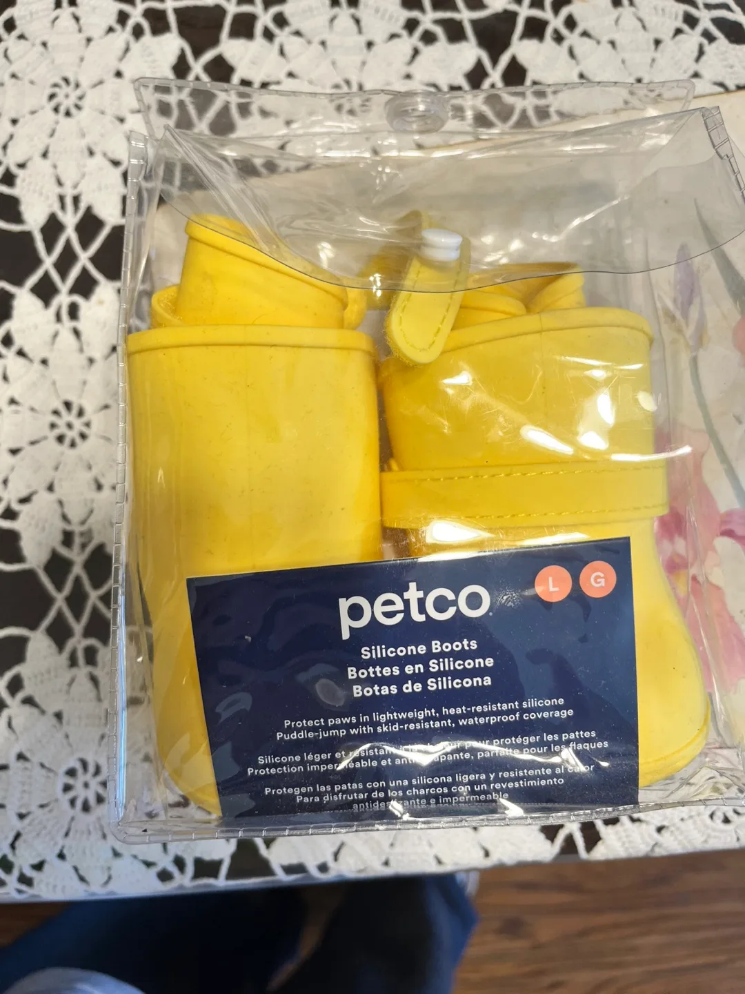 Petco Silicone Dog Boots - Size Large thumbnail