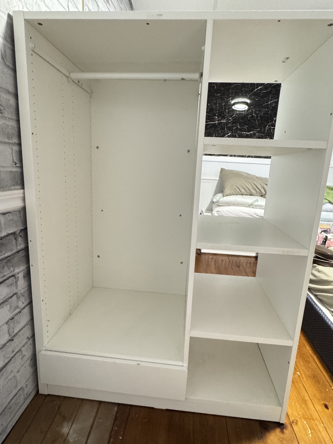 IKEA White Desk & Wardrobe Combo - photo 5