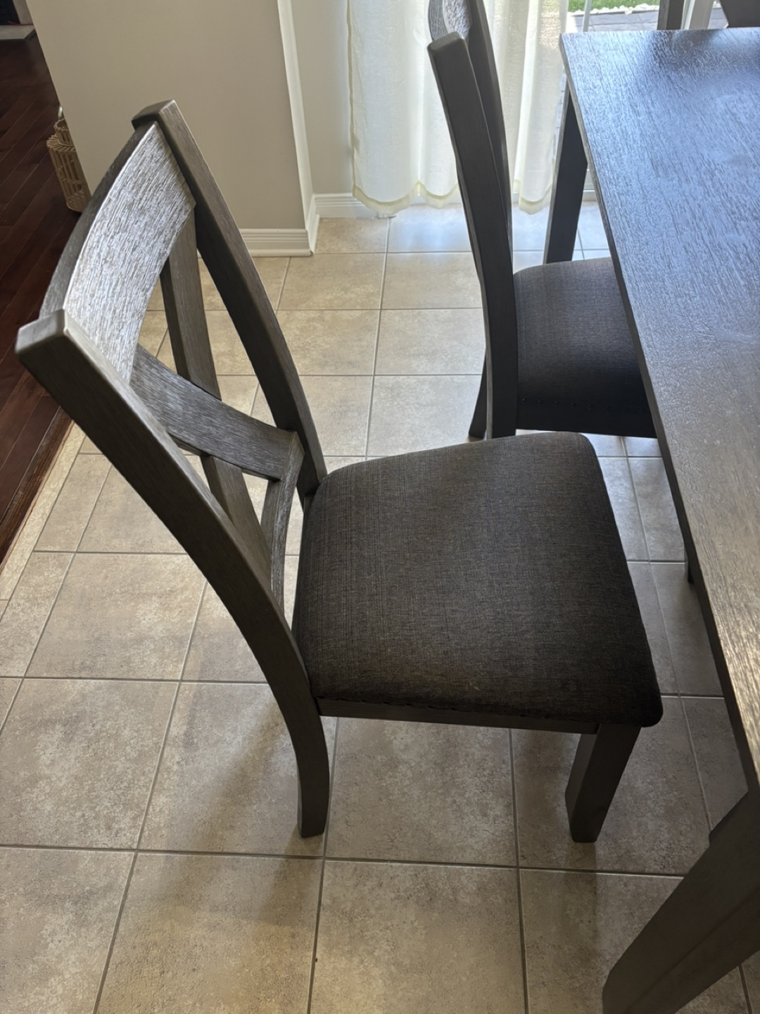 Dining table with chairs
