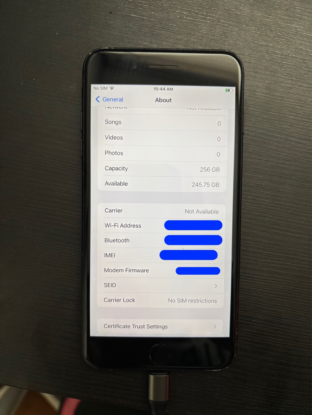 iPhone 7 Plus 256GB Black - Excellent Condition - photo 4