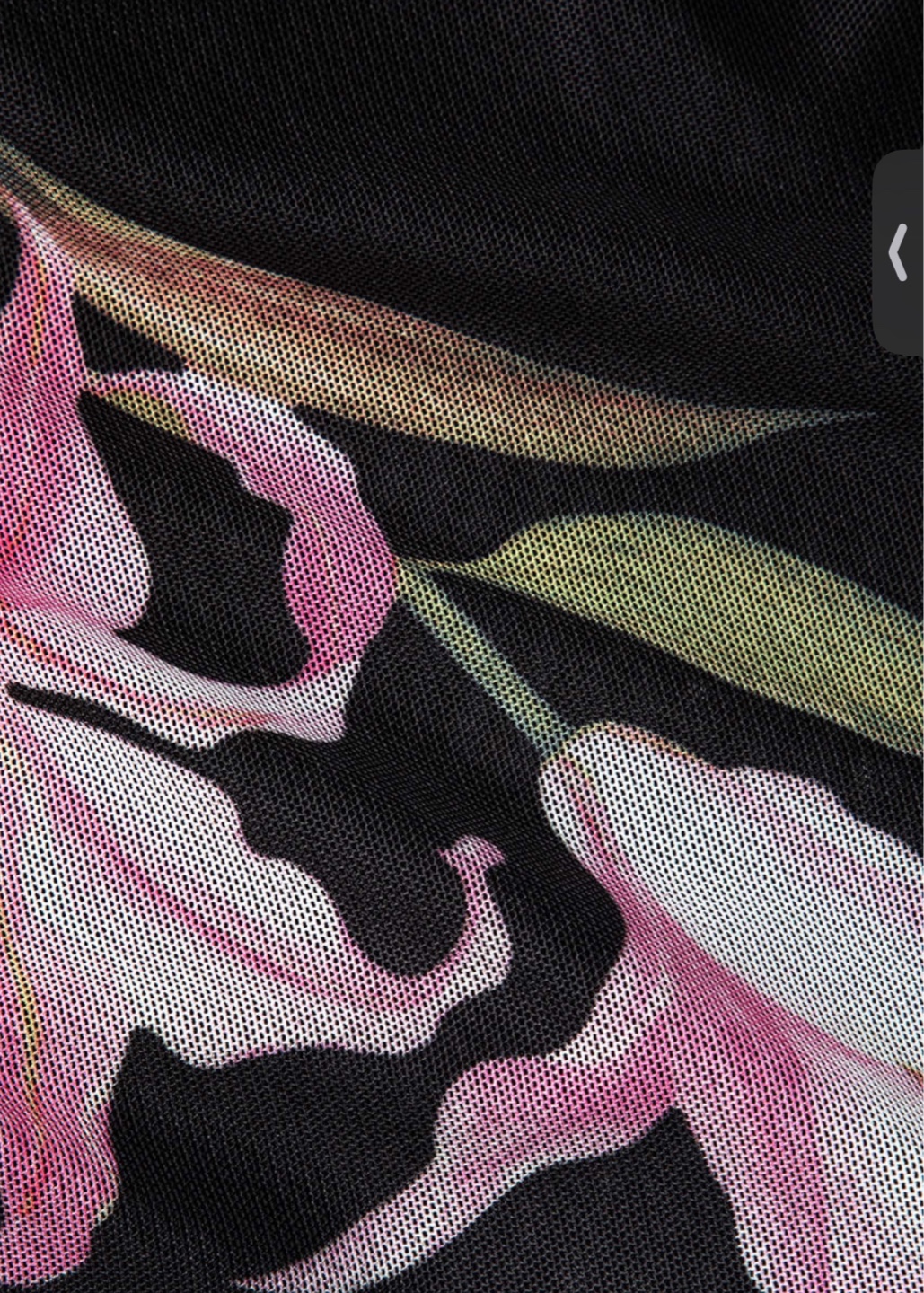 Floral Print Mesh Ruffle Layered Strapless Midi Dress - photo 4