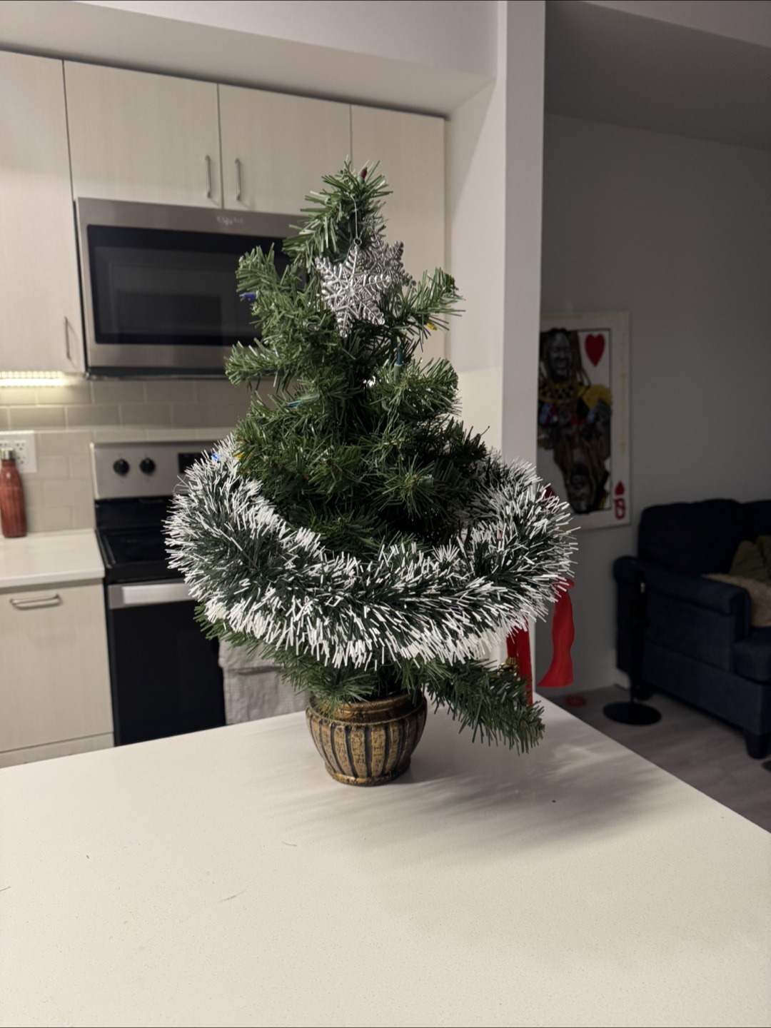 Miniature Artificial Christmas Tree with Decorations - photo 2