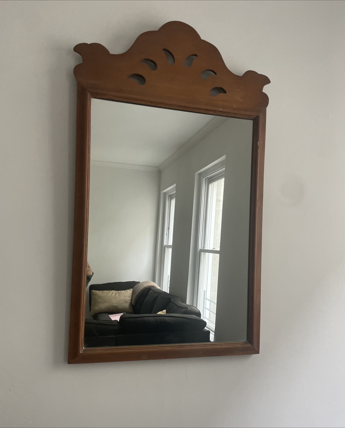 Vintage Wooden Mirror