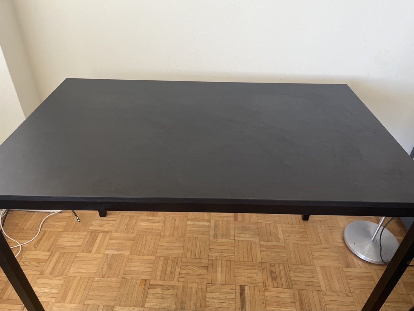Black rectangular table - photo 2