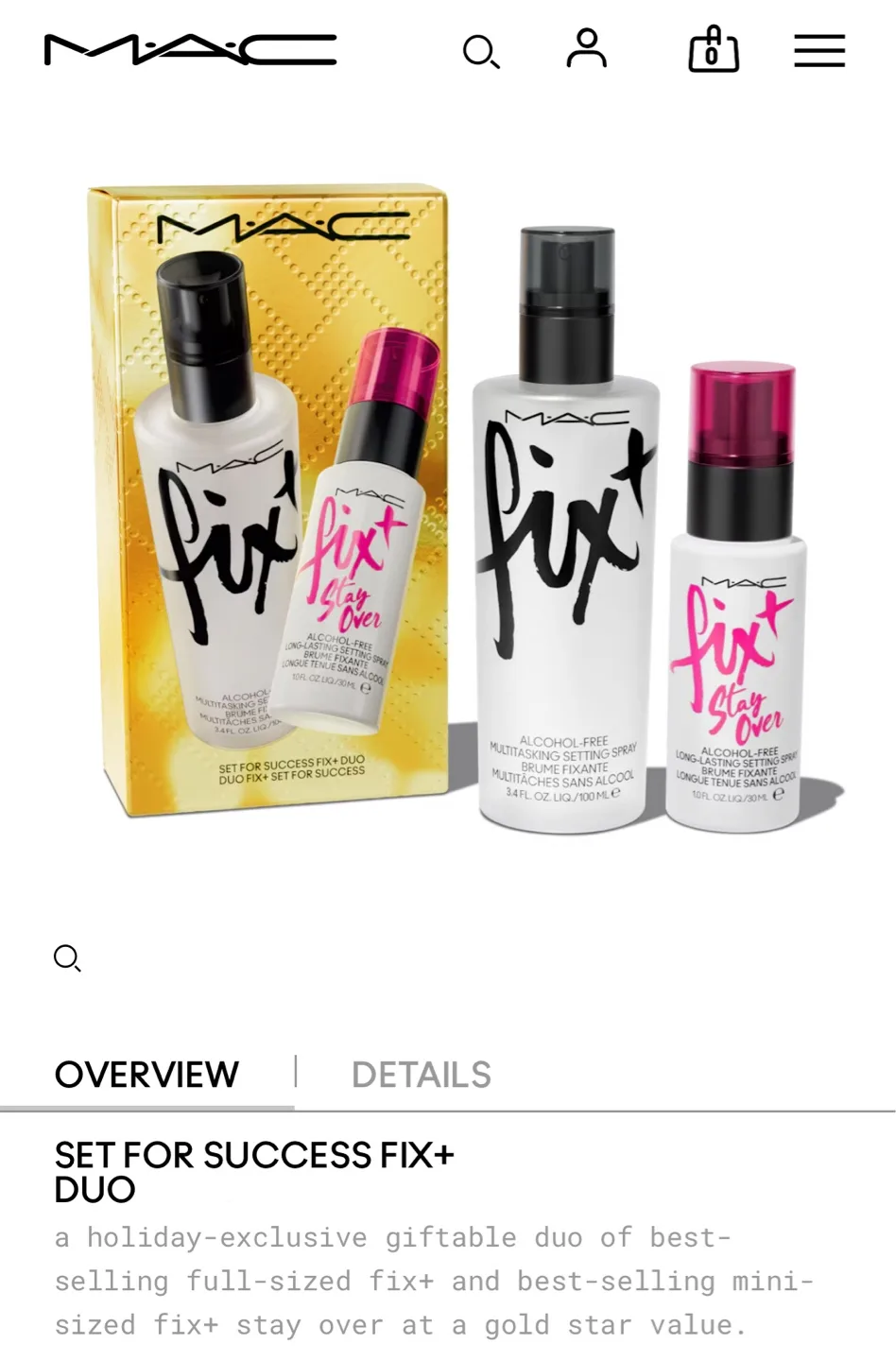 MAC Fix+ Setting Spray Duo Set image indicator(2)