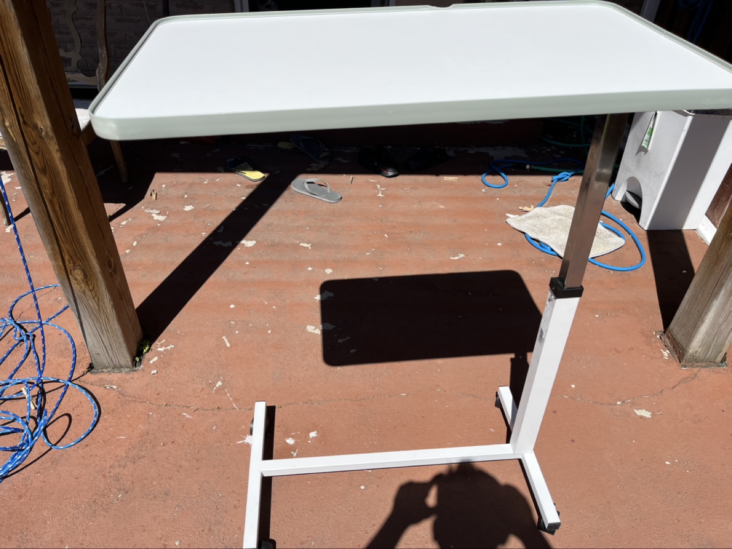 Overbed Table with Wheels - photo 2