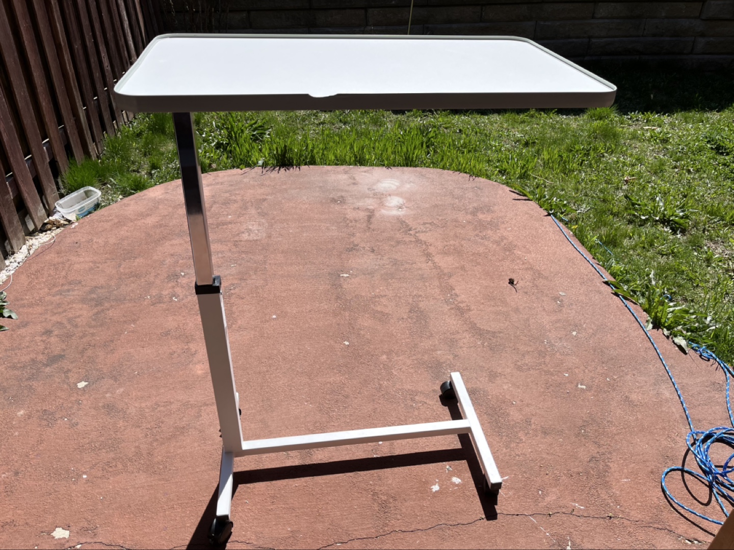Overbed Table with Wheels