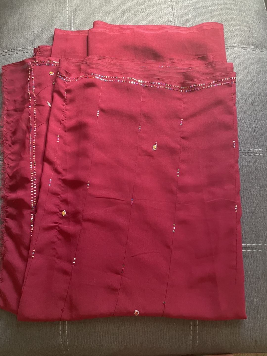 Beautiful Pink embroidered Saree - photo 4