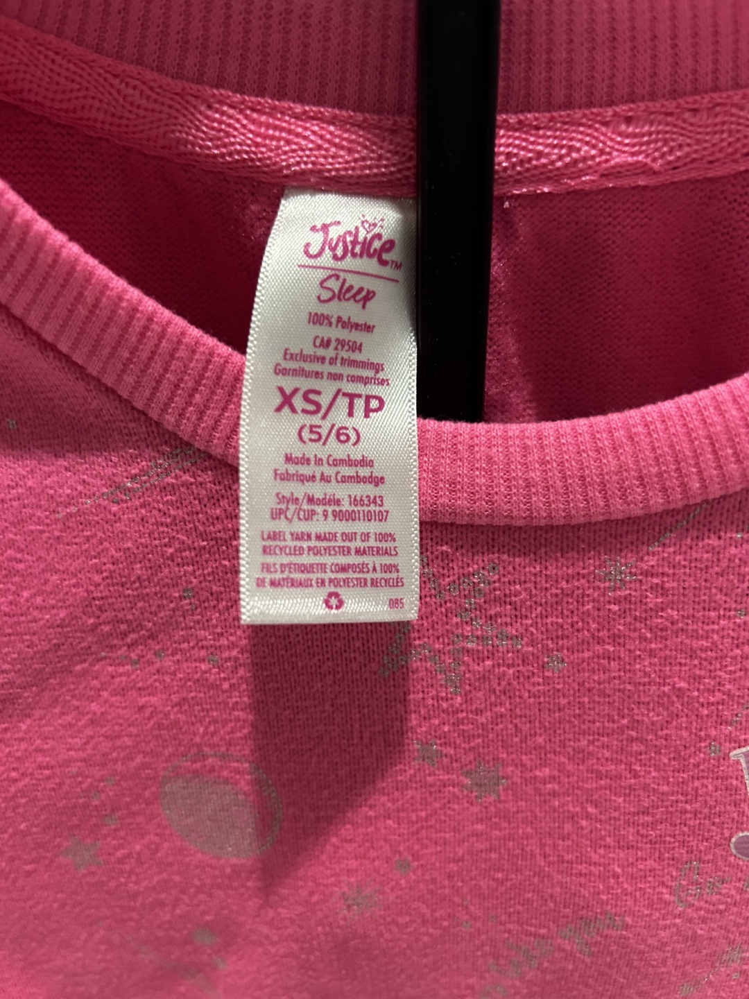 Girl Pink Pajama set  # Freecycle 💚 - photo 3
