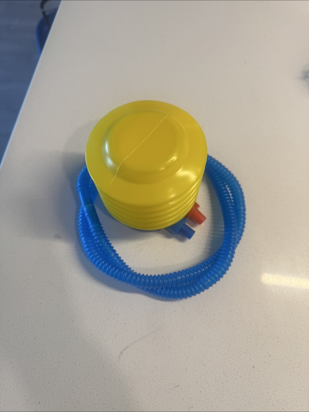 Yellow Hand Air Pump for Inflatables
