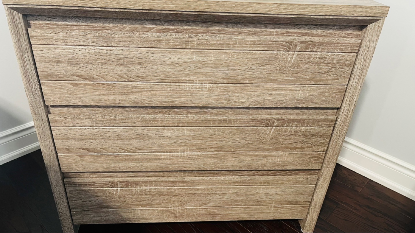 Three-Drawer Wooden dresser. Must go before June 28!! - photo 3