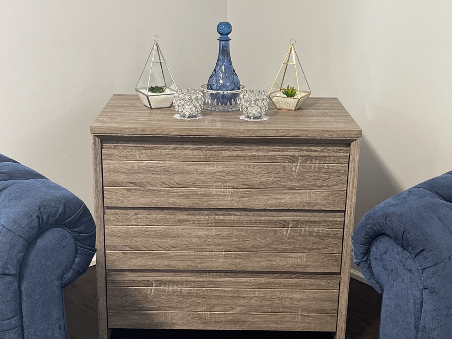 Three-Drawer Wooden dresser. Must go before June 28!!