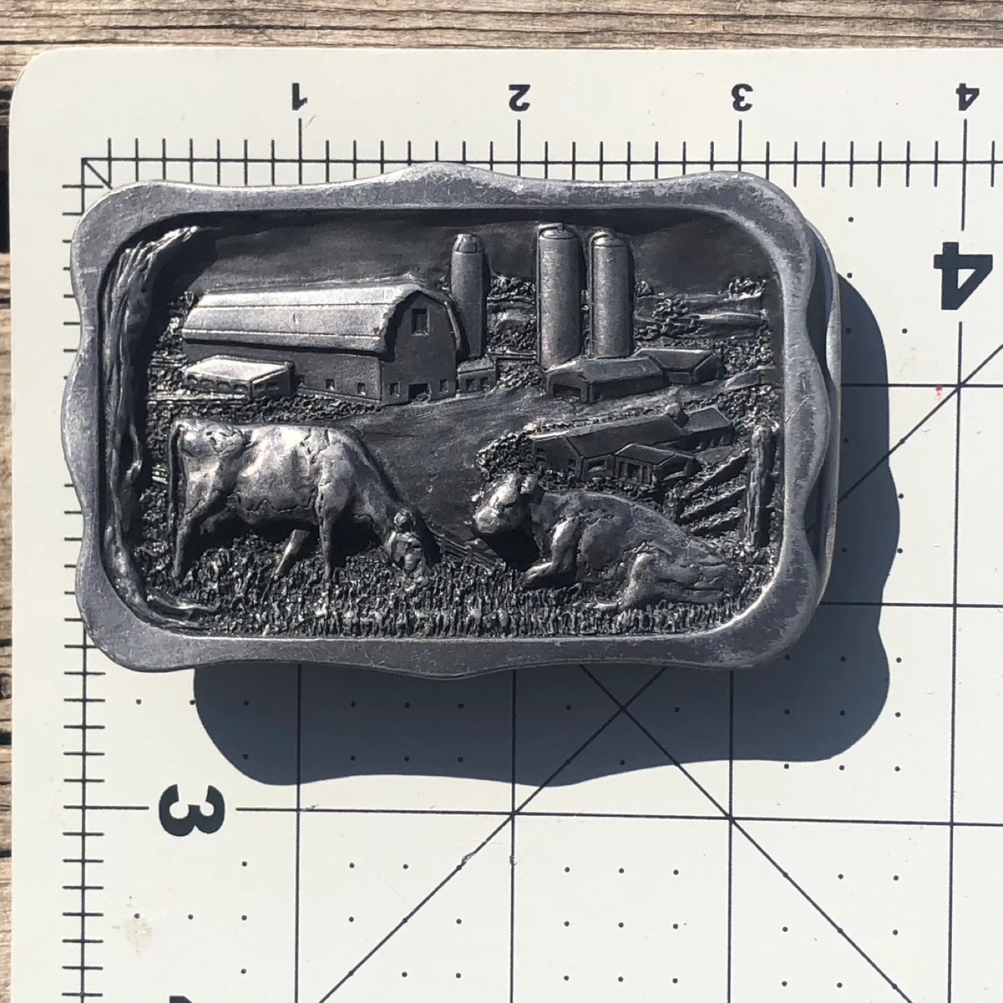 Vintage 80’s Dairy Farm Belt Buckle image indicator(5)