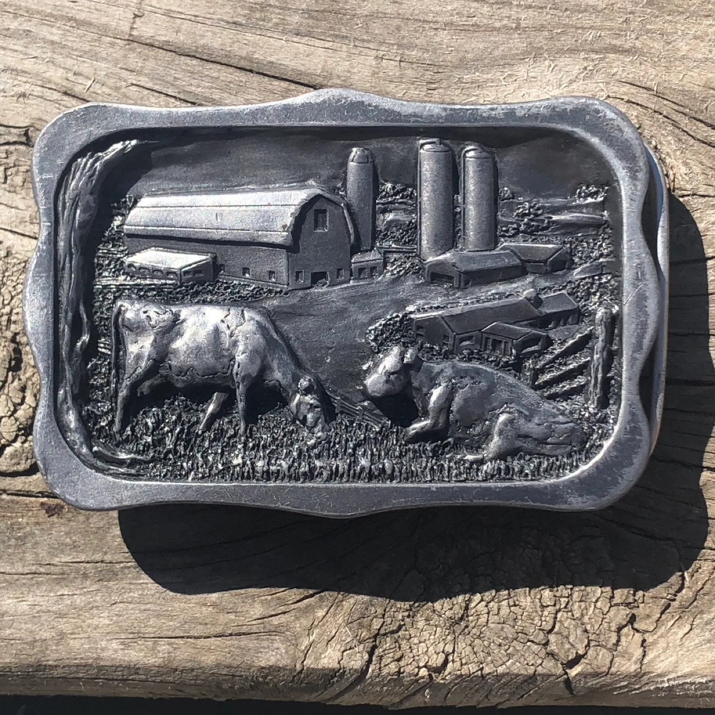 Vintage 80’s Dairy Farm Belt Buckle thumbnail