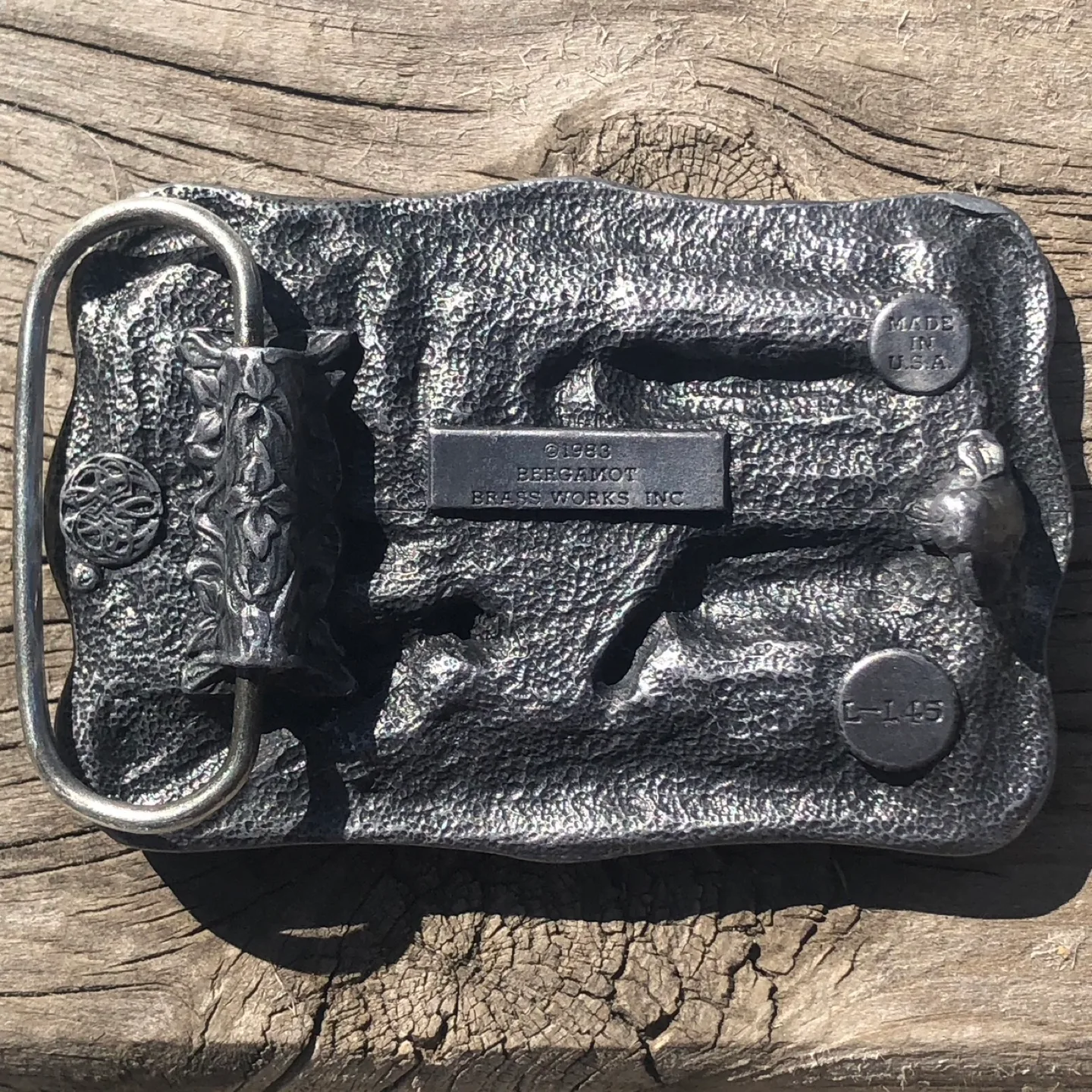 Vintage 80’s Dairy Farm Belt Buckle image indicator(4)