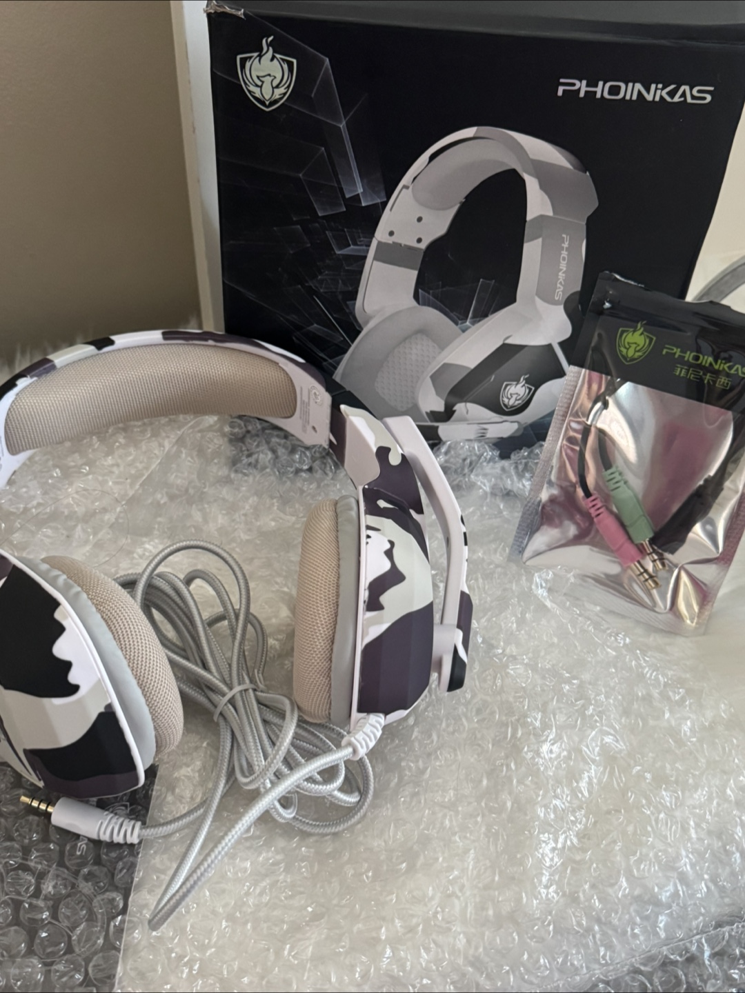 Phoinkas H-1 Camo Gaming Headset - photo 3