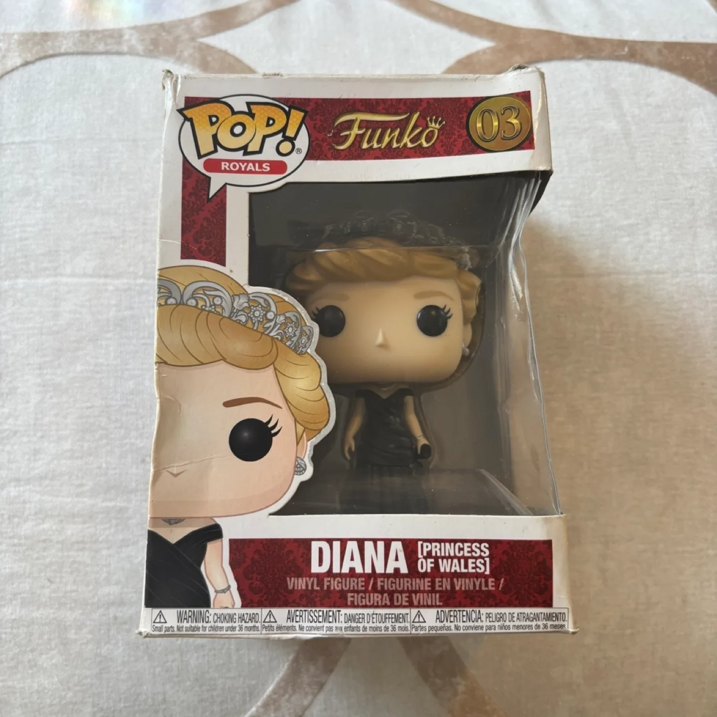 Funko Pop! Royals Diana Princess of Wales Vinyl Figure #03 thumbnail