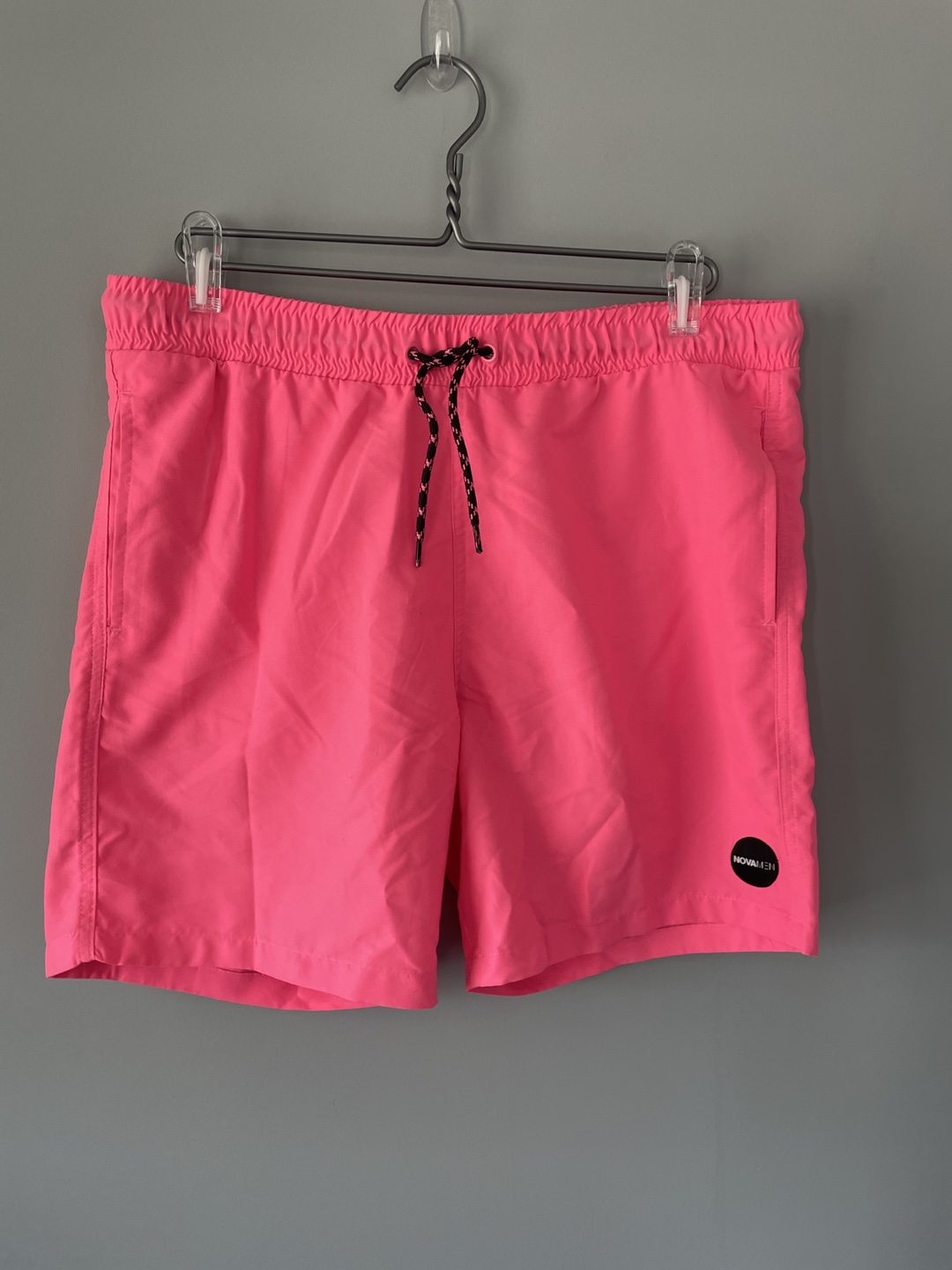 Men's Pink Swim Trunks - large