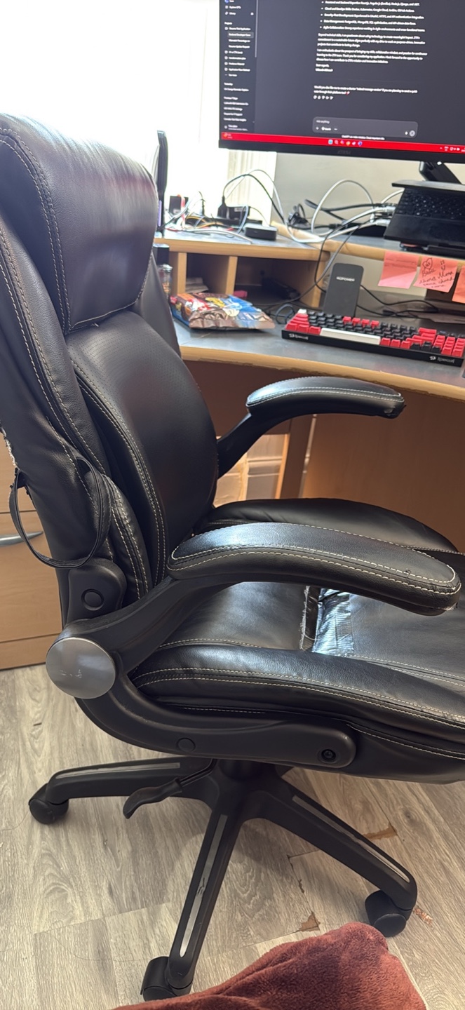 Black Leather Office Chair