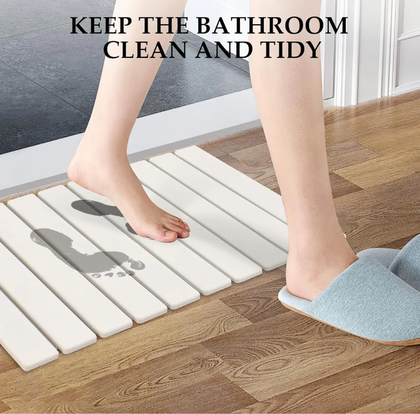 Foldable Anti-Slip Stone Bathroom Mat image indicator(4)