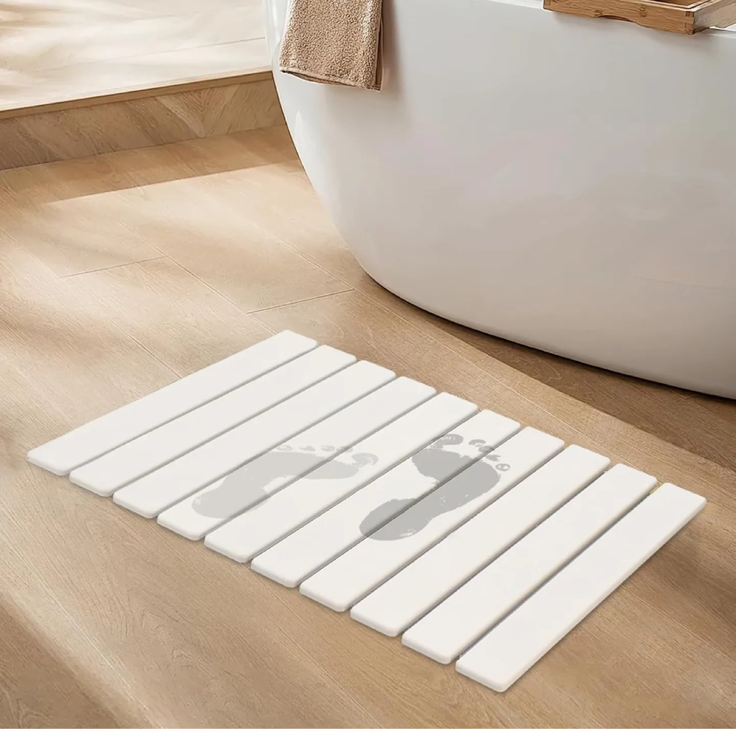 Foldable Anti-Slip Stone Bathroom Mat image indicator(7)