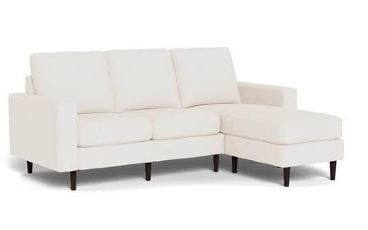 The Cozey OG - Square 3 Seater w. reversible Chaise & Ottoman