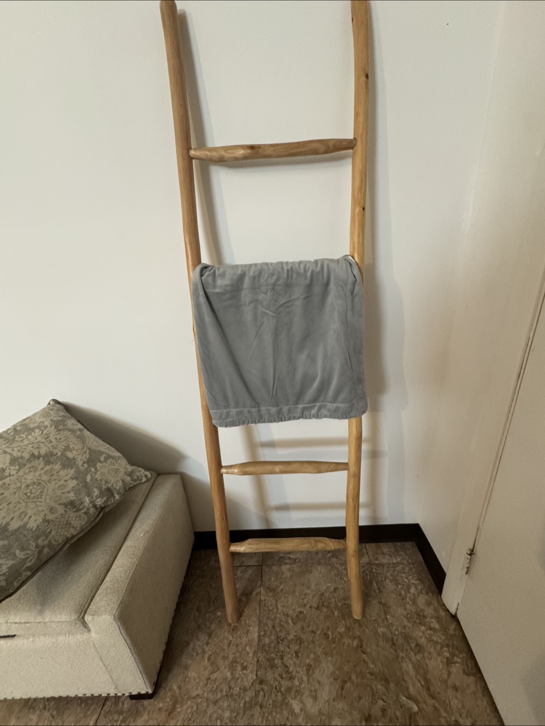 Wooden Ladder Shelf - Rustic Decor - photo 4