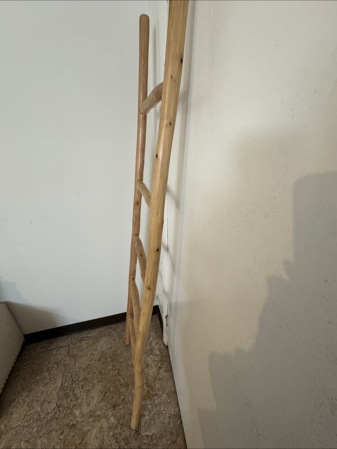 Wooden Ladder Shelf - Rustic Decor - photo 2