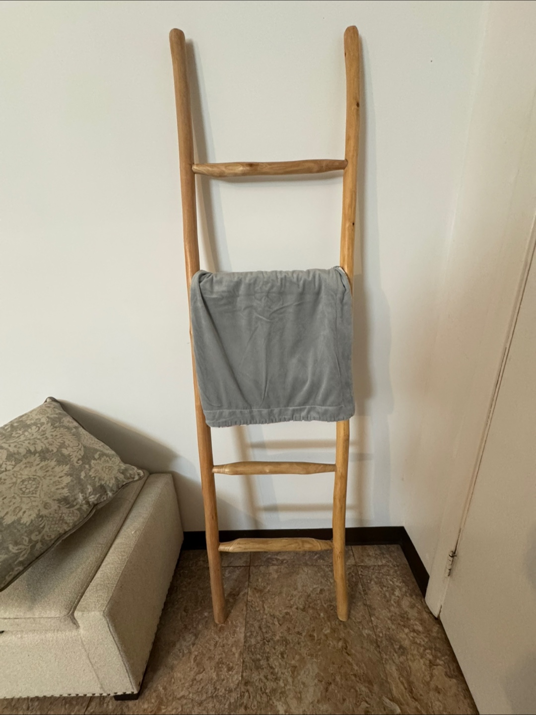 Wooden Ladder Shelf - Rustic Decor - photo 3
