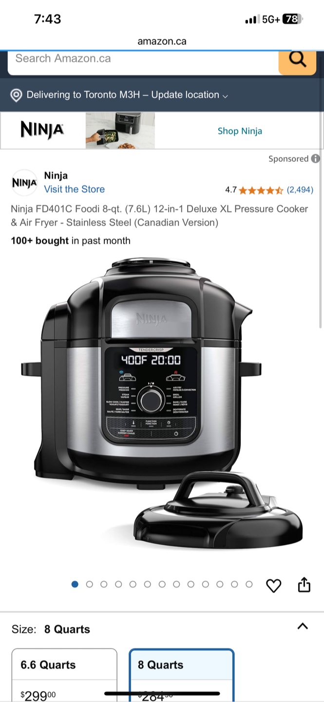 Air fryer and more (ninja)