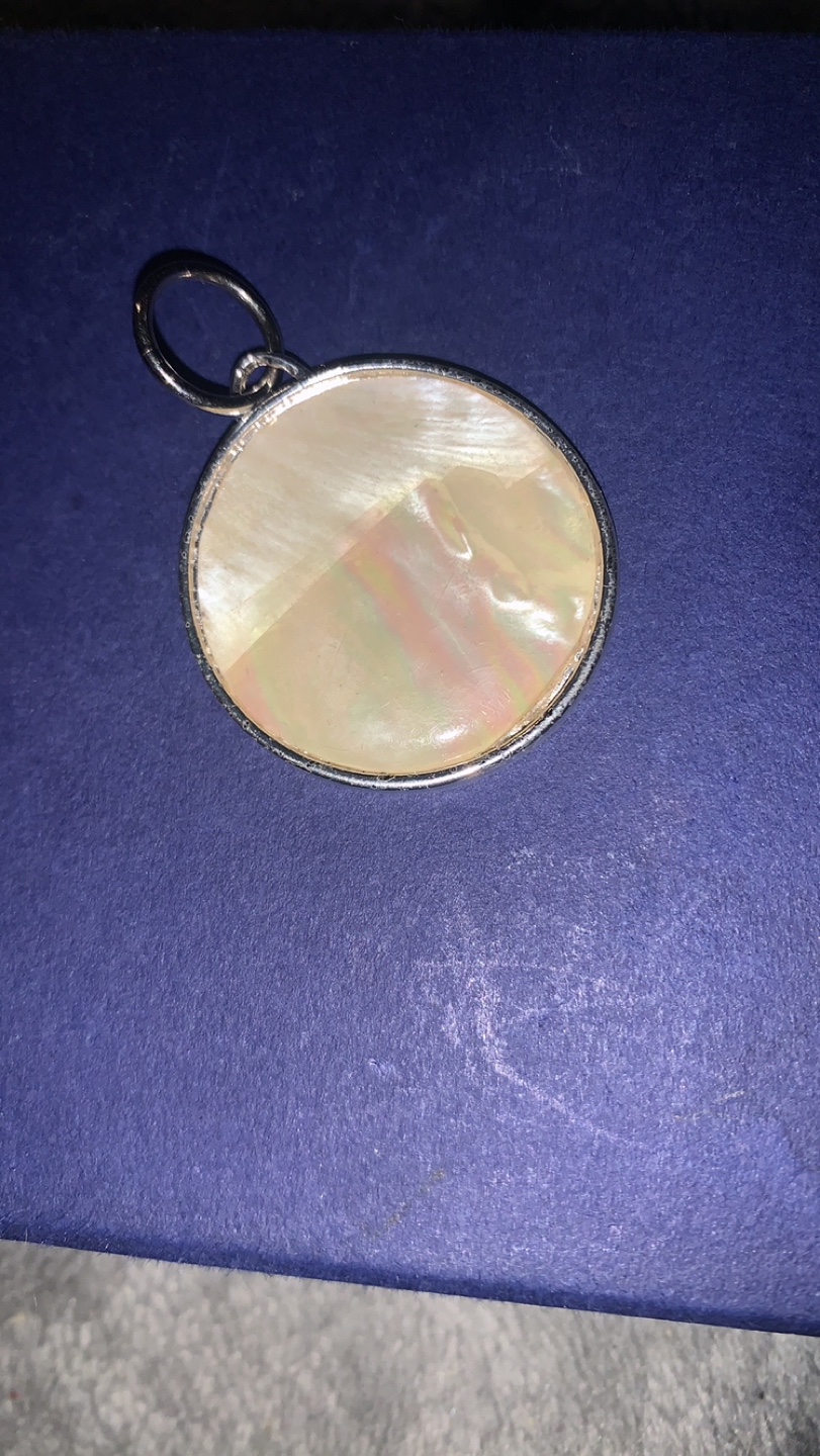 Unique Mother of Pearl Pendant Charm - photo 2