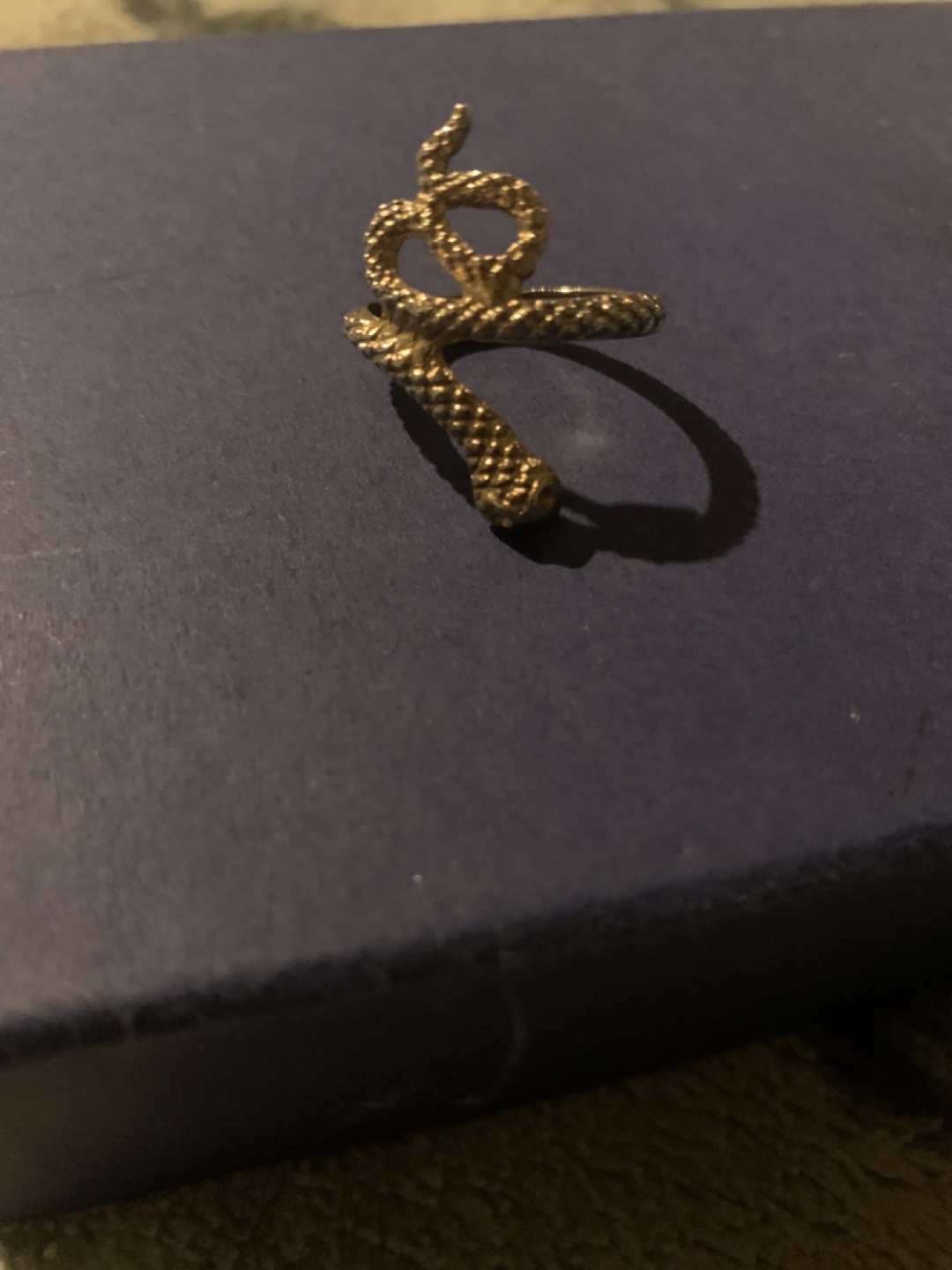 Gold Snake Ring - photo 2