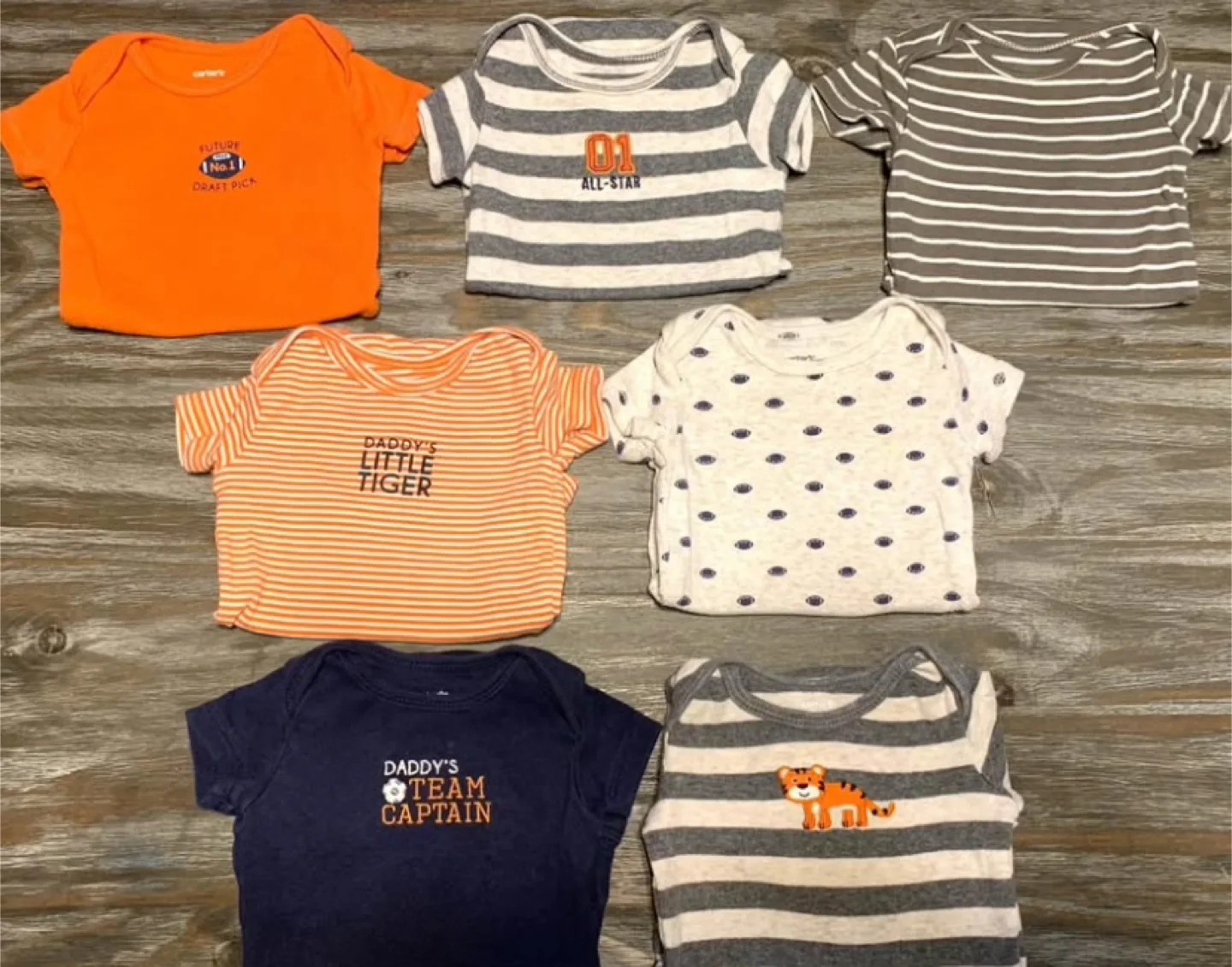 Bundle of 7 Carter's Baby Bodysuits - 3 Months image indicator(5)