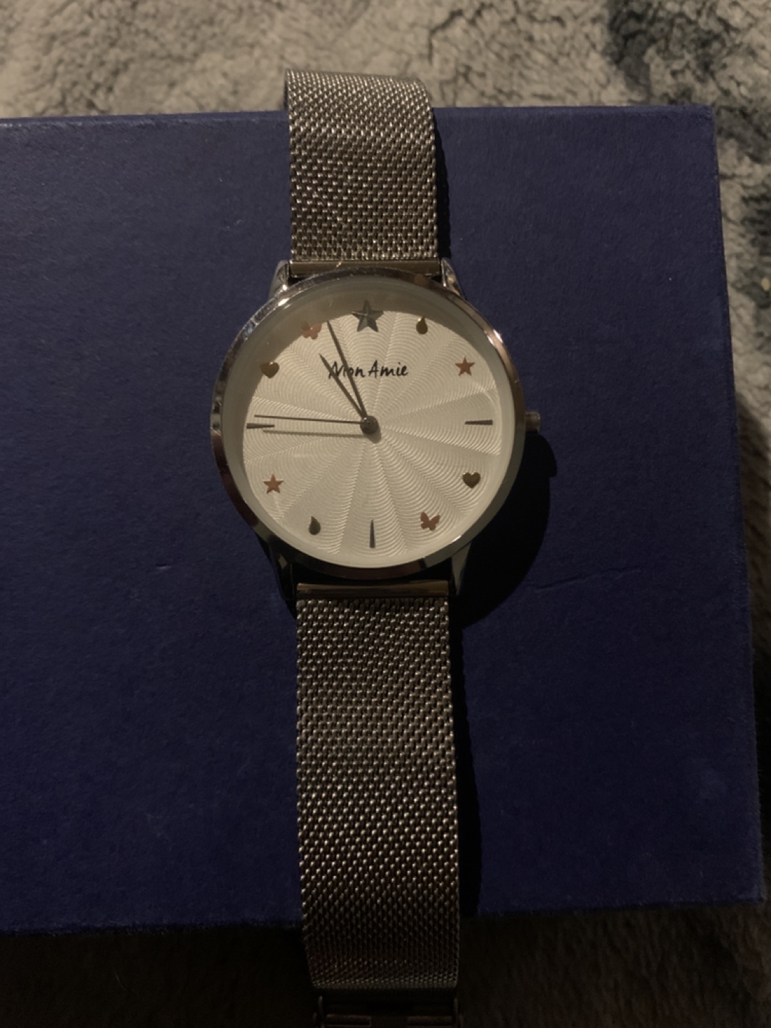 Mon Amie Women's Watch with Metal Band