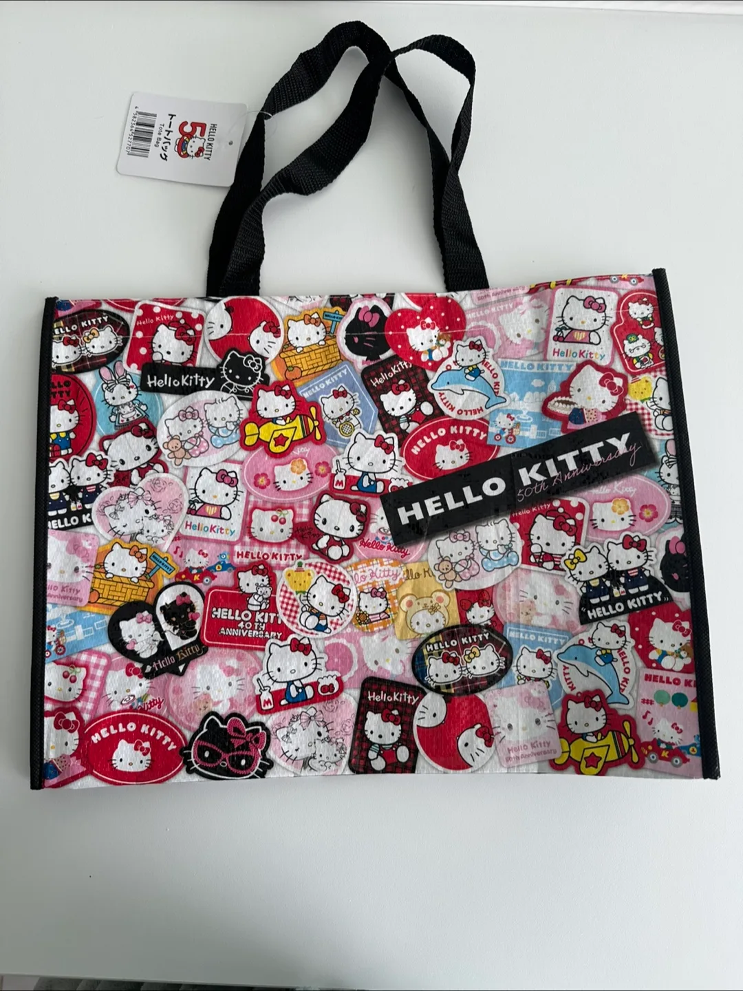 Hello Kitty 50th Anniversary Tote Bag thumbnail