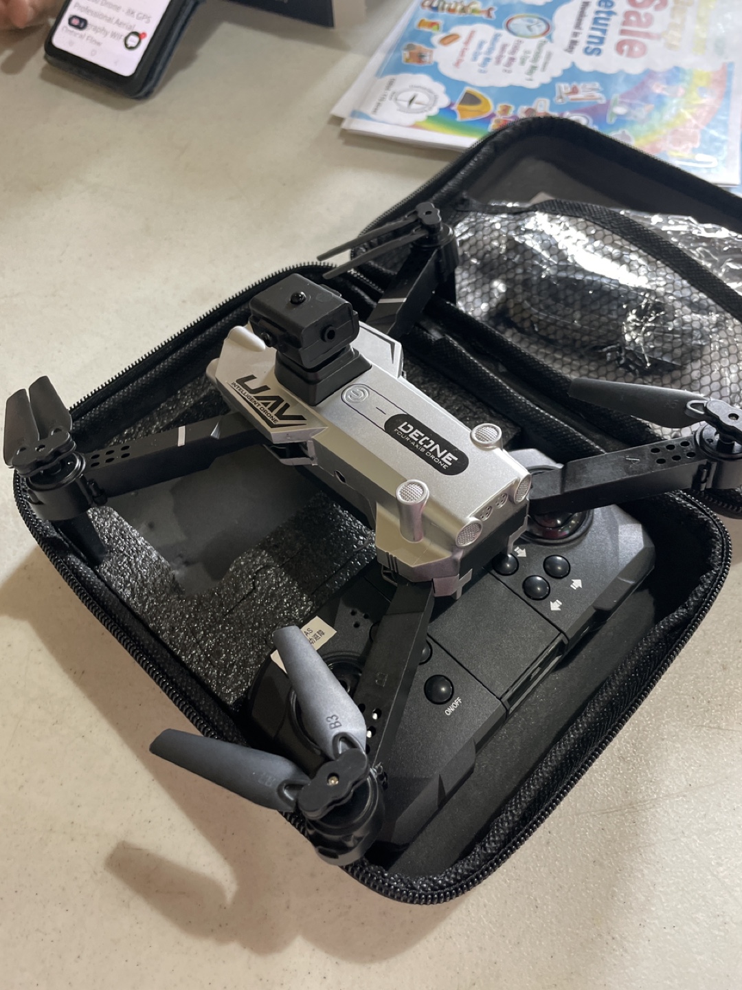 DECONE UAV Foldable Drone with Carrying Case - photo 2