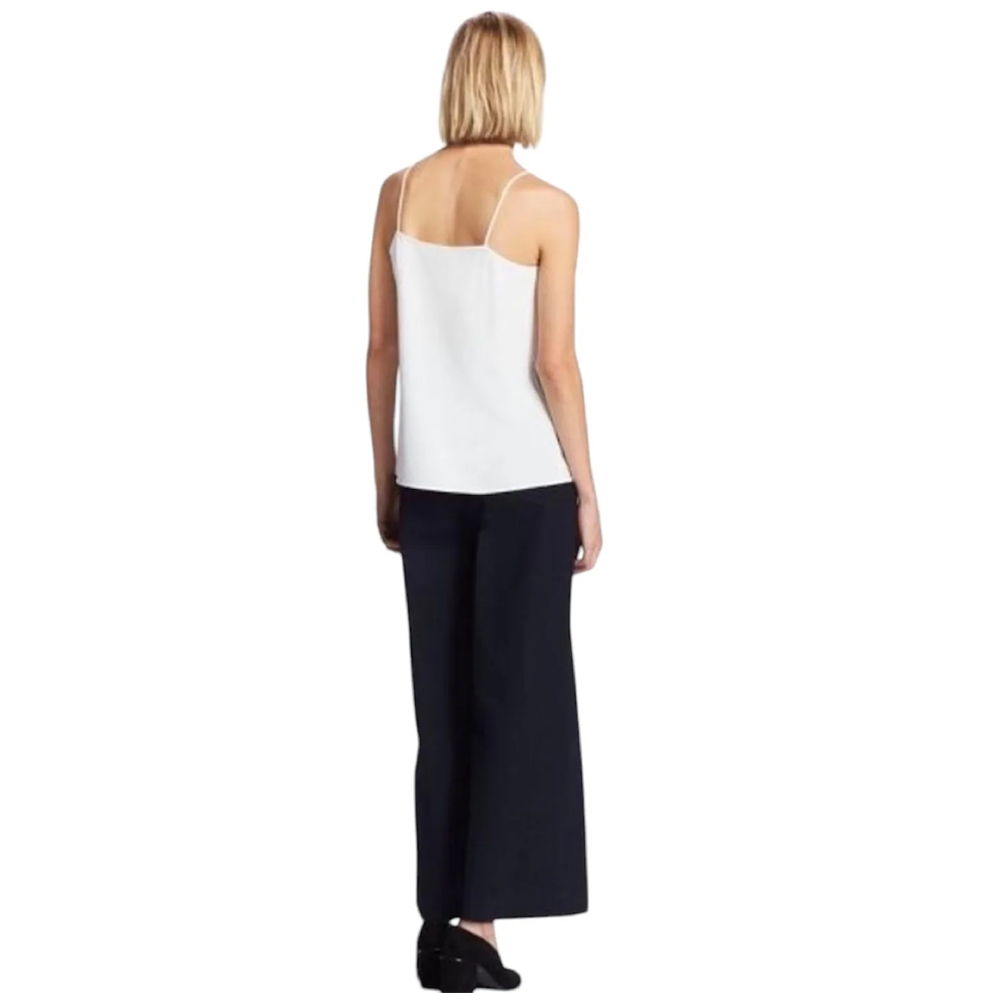 Uniqlo Grey Off White Camisole Tank Top Size Small image indicator(7)