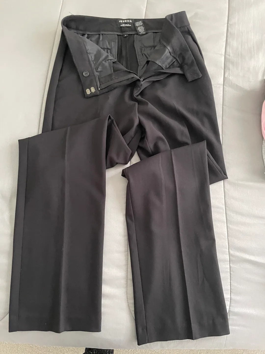2 ladies Jessica  Women's Black Dress Pants Size 8 thumbnail