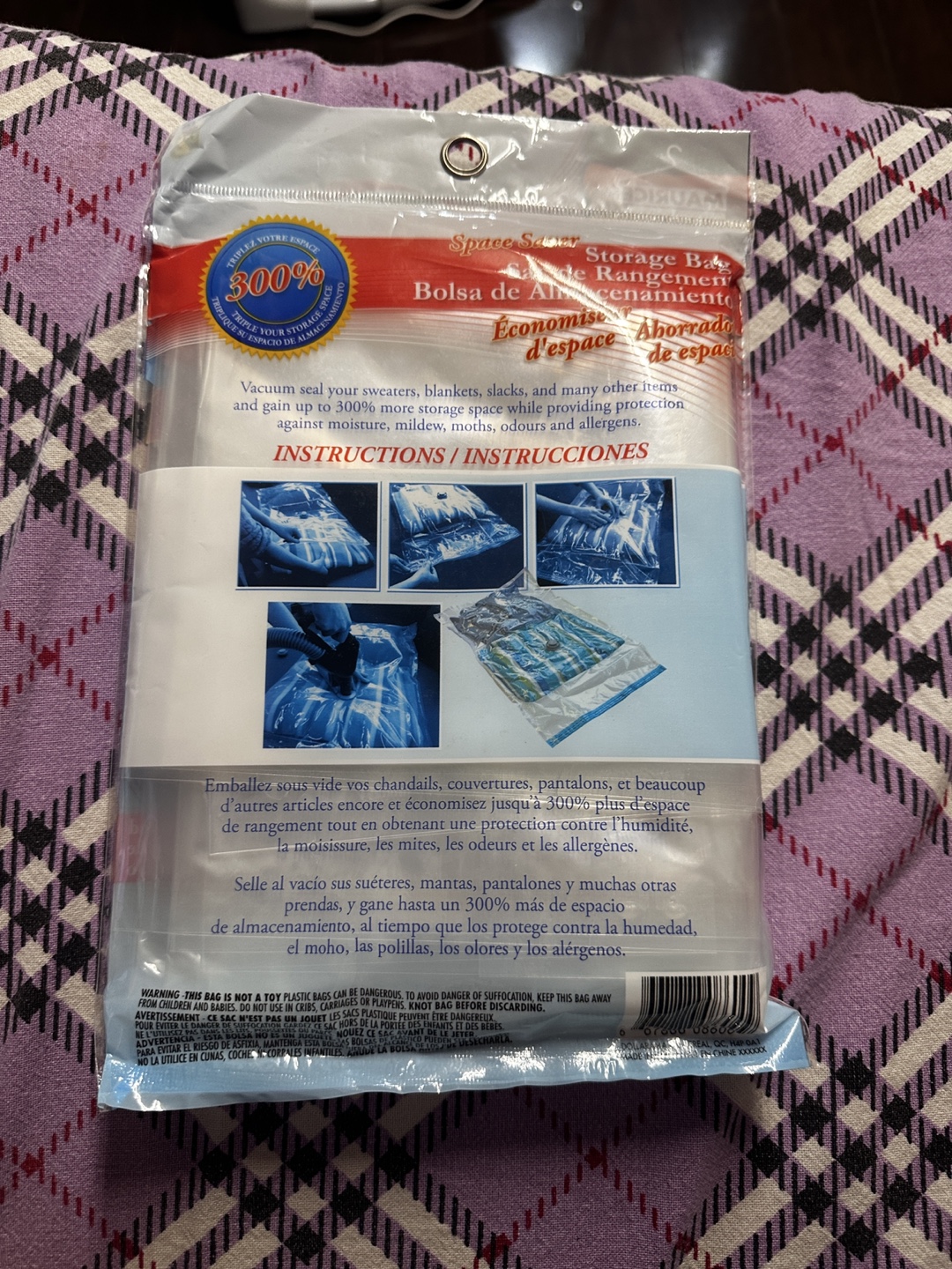 Maurice Space Saver Vacuum Storage Bags (Large and X-Large) - photo 3