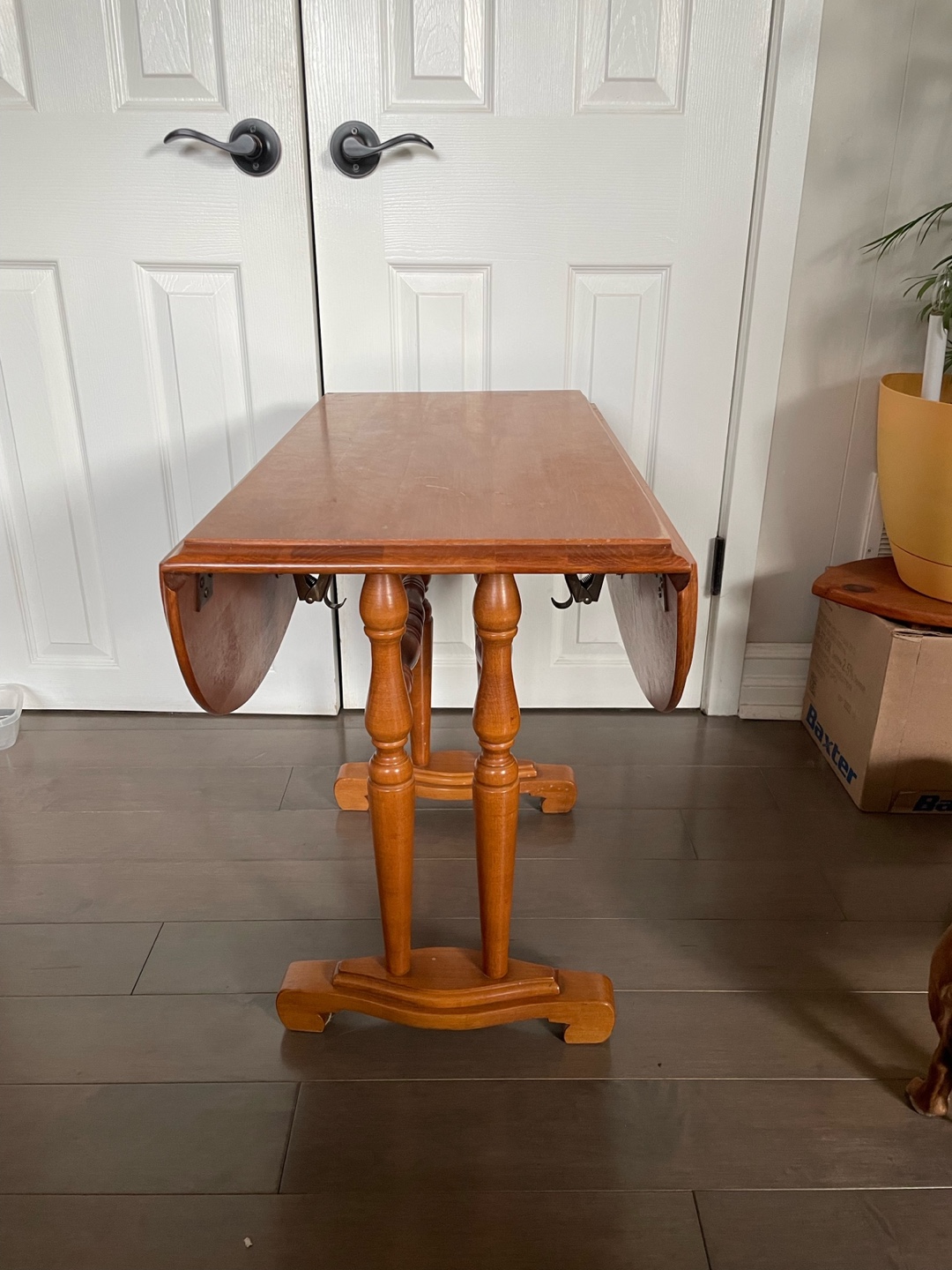 Vintage Wooden Drop-Leaf Table - photo 2