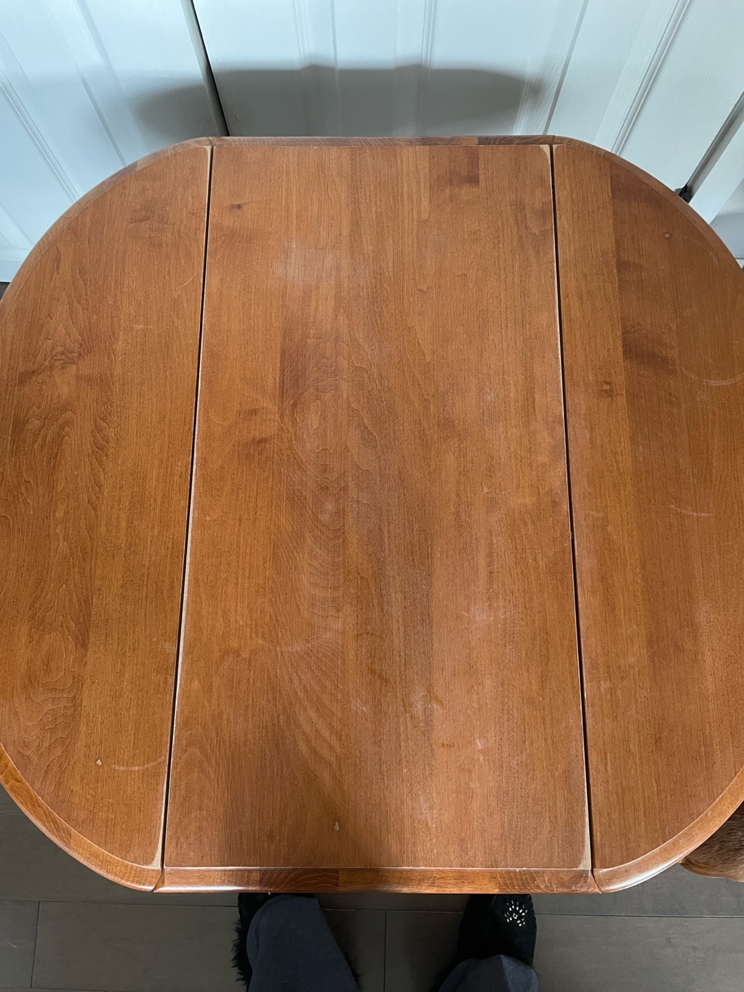 Vintage Wooden Drop-Leaf Table - photo 4