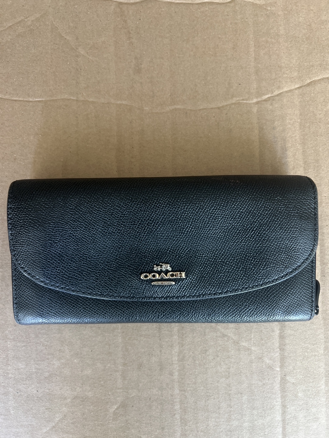 Coach Black Leather Wallet