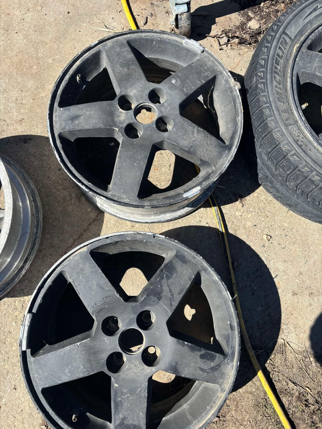 Set of four used rims