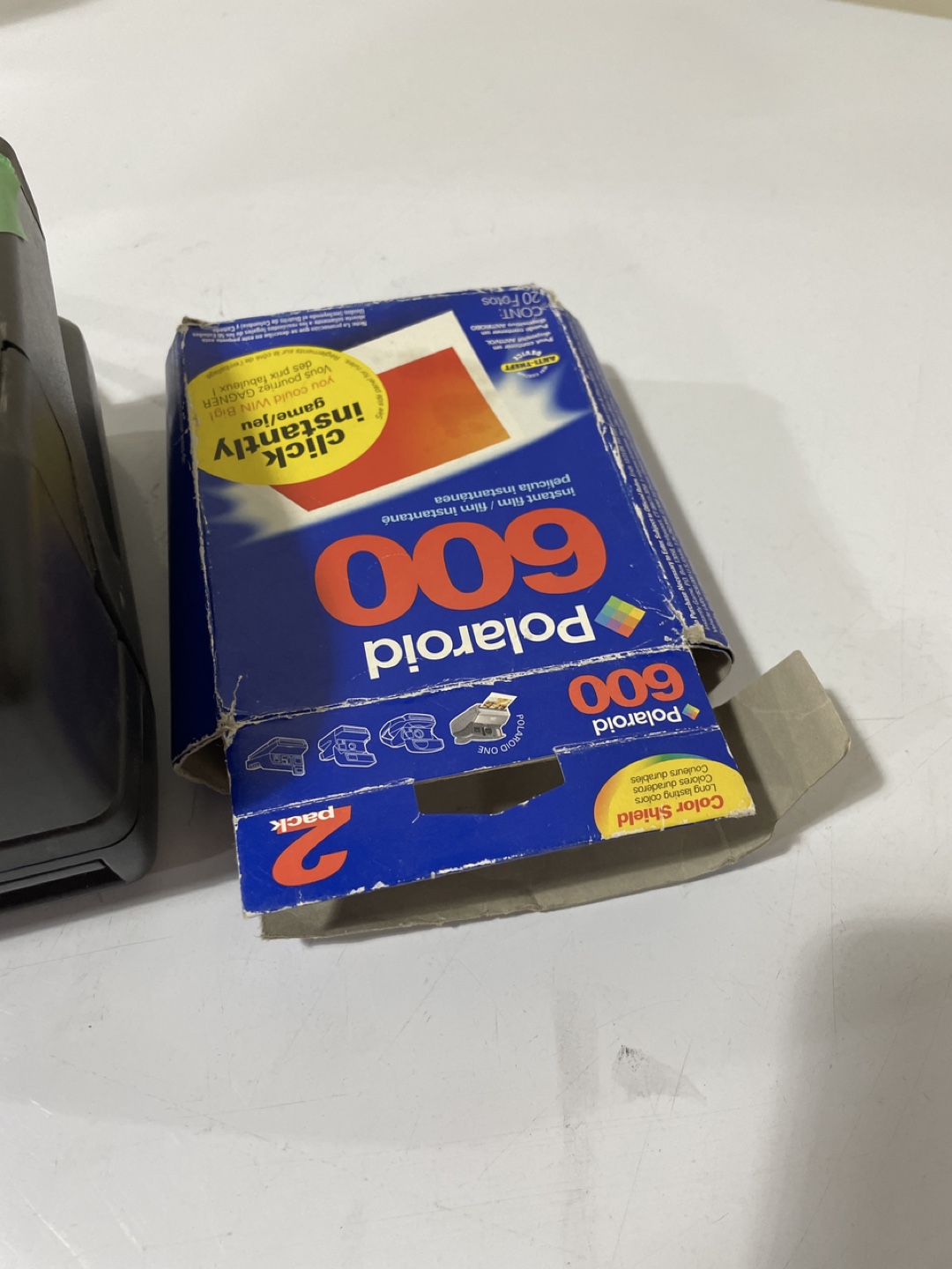 Vintage Polaroid 600 Instant Camera with Film - photo 2